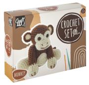 Opakowanie Małpka na szydełku