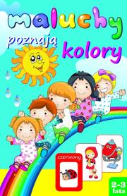 Maluchy poznają kolory 2-3 lata. Autor: Małecki Aleksander. Dadada.pl Okładka książki Maluchy poznają kolory 2-3 lata