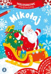 Okładka książki Maluszkowe malowanie. Mikołaj