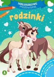 Okładka książki Maluszkowe malowanie. Rodzinki