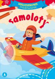 Okładka książki Maluszkowe malowanie. Samoloty