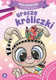 Maluszkowe malowanie. Urocze króliczki. Autor: WYDAWNICTWO SKRZAT. Dadada.pl Okładka książki Maluszkowe malowanie. Urocze króliczki