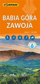 Mapa - Babia Góra Zawoja 1:30 000. Autor:   Praca zbiorowa. Dadada.pl Okładka książki Mapa - Babia Góra Zawoja 1:30 000