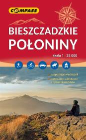 Mapa - Bieszczadzkie Połoniny 1:25 000. Autor:   Praca zbiorowa. Dadada.pl Okładka książki Mapa - Bieszczadzkie Połoniny 1:25 000