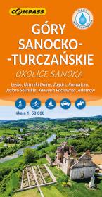 Mapa - Góry Sanocko-Turczańskie 1:50 000. Autor:   Praca zbiorowa. Dadada.pl Okładka książki Mapa - Góry Sanocko-Turczańskie 1:50 000