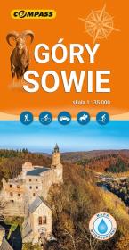 Mapa - Góry Sowie 1:35 000. Wydawca: Compass. Dadada.pl Opakowanie Mapa - Góry Sowie 1:35 000