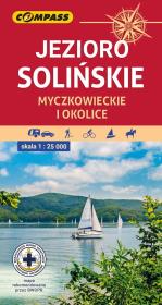 Mapa - Jezioro Solińskie, Myczkowieckie i okolice. Autor:   Praca zbiorowa. Dadada.pl Okładka książki Mapa - Jezioro Solińskie, Myczkowieckie i okolice