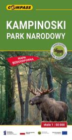 Mapa - Kampinoski Park Narodowy. Autor:   Praca zbiorowa. Dadada.pl Okładka książki Mapa - Kampinoski Park Narodowy