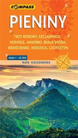 Mapa kieszonkowa - Pieniny 1:25 000 lam w.2023. Autor:   Praca zbiorowa. Dadada.pl Okładka książki Mapa kieszonkowa - Pieniny 1:25 000 lam w.2023