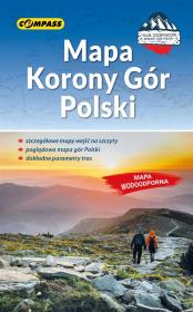 Mapa - Korony Gór Polski. Wydawca: Compass. Dadada.pl Opakowanie Mapa - Korony Gór Polski