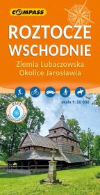 Mapa - Roztocze Wschodnie 1:50 000. Autor:   Praca zbiorowa. Dadada.pl Okładka książki Mapa - Roztocze Wschodnie 1:50 000