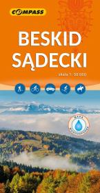 Mapa tur. - Beskid Sądecki 1:50 000 lam w.2023. Autor:   Praca zbiorowa. Dadada.pl Okładka książki Mapa tur. - Beskid Sądecki 1:50 000 lam w.2023