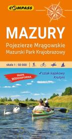Mapa tur.-Mazury Pojez. Mrągowskie lam.. 1:50 000. Autor:   Praca zbiorowa. Dadada.pl Okładka książki Mapa tur.-Mazury Pojez. Mrągowskie lam.. 1:50 000