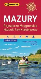 Okładka książki Mapa tur. - Mazury. Pojezierze Mrągowskie 1:50 000