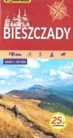 Okładka książki Mapa turystyczna- Bieszczady 1:50 000 w.2022
