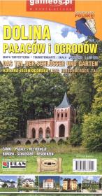 Okładka książki Mapa turystyczna - Dolina pałaców i ogrodów