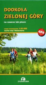 Okładka książki Mapa turystyczna - Dookoła Zielonej Góry w.9