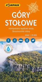 Mapa turystyczna - Góry Stołowe 1:35 000 lam. Autor:   Praca zbiorowa. Dadada.pl Okładka książki Mapa turystyczna - Góry Stołowe 1:35 000 lam