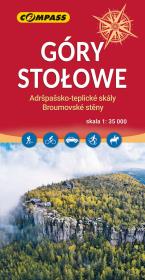 Mapa turystyczna - Góry Stołowe 1:35 000. Autor:   Praca zbiorowa. Dadada.pl Okładka książki Mapa turystyczna - Góry Stołowe 1:35 000