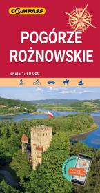 Mapa turystyczna - Pogórze Rożnowskie w.2022. Autor:   Praca zbiorowa. Dadada.pl Okładka książki Mapa turystyczna - Pogórze Rożnowskie w.2022