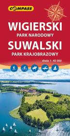 Okładka książki Mapa - Wigierski Park Narodowy, Suwalski