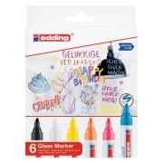 Opakowanie Marker do szkła 1,5-3mm 6 kolorów
