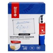 Opakowanie Marker do tablic niebieski (10szt) MemoBe