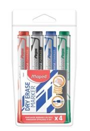 Opakowanie Marker do tablic suchościeralnych Marker'peps 4kol
