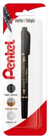 Opakowanie Marker/foliopis dwie końcówki, N75W czarny x 1 blister