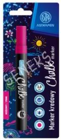Marker kredowy okrągły Astrapen różowy. Wydawca: ASTRA art-pap. Dadada.pl Opakowanie Marker kredowy okrągły Astrapen różowy