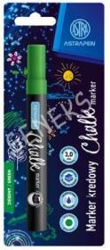 Marker kredowy okrągły Astrapen zielony. Wydawca: ASTRA art-pap. Dadada.pl Opakowanie Marker kredowy okrągły Astrapen zielony