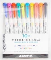 Opakowanie Marker Mildliner Brush 10 kolorów