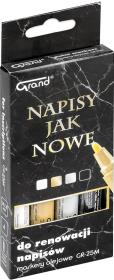 Marker olejowy GR-25M do nagrobków 4szt GRAND. Wydawca: Grand. Dadada.pl Opakowanie Marker olejowy GR-25M do nagrobków 4szt GRAND