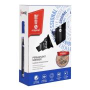 Marker permanentny niebieski (12szt) MemoBe. Wydawca: MemoBe. Dadada.pl Opakowanie Marker permanentny niebieski (12szt) MemoBe