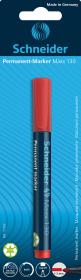 Opakowanie Marker permanentny okrągła końcówka Schneider Maxx 130 czerwony blister