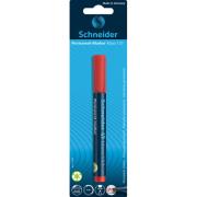 Opakowanie Marker permanentny  Schneider Maxx 133 ścięty 1-4mm czerwony blister