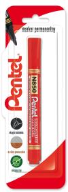 Marker permenentny z okrągłą końcówka N850, czerwony x 1 blister. Wydawca: PENTEL. Dadada.pl Opakowanie Marker permenentny z okrągłą końcówka N850, czerwony x 1 blister