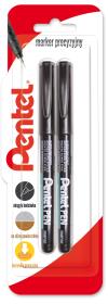 Marker precyzyjny z cienką końcówką, NMF450, czarny x 2   blister. Wydawca: PENTEL. Dadada.pl Opakowanie Marker precyzyjny z cienką końcówką, NMF450, czarny x 2   blister