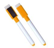 Opakowanie Marker suchościeralny z magnesem pomarańczowy