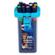 Markery artystyczne trójkątne dwustronne ASTRAPEN 12 kolorów. Wydawca: ASTRA art-pap. Dadada.pl Opakowanie Markery artystyczne trójkątne dwustronne ASTRAPEN 12 kolorów