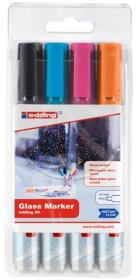 Opakowanie Markery do szkła 1,5-3mm 4 kolory