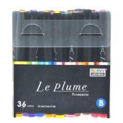 Opakowanie Markery permanentne z końcówką pędzelkową 36szt