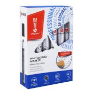 Markery suchościeralne czazny (12szt) MemoBe. Wydawca: MemoBe. Dadada.pl Opakowanie Markery suchościeralne czazny (12szt) MemoBe