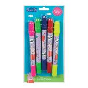 Markery ze stempelkami Świnka Peppa 5el. Wydawca: Cass Film. Dadada.pl Opakowanie Markery ze stempelkami Świnka Peppa 5el