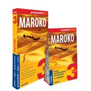 Maroko 3w1 przewodnik + mapa. Autor: Hanaf Grażyna. Dadada.pl Okładka książki Maroko 3w1 przewodnik + mapa
