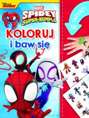 Okładka książki Marvel Spidey i Super-kumple. Koloruj i baw się