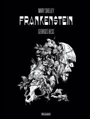 Mary Shelley. Frankenstein. Autor: Georges Bess. Dadada.pl Okładka książki Mary Shelley. Frankenstein