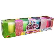 Opakowanie Masa plastyczna brokatowa 4 kolory