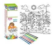 Opakowanie Mata do kolorowania z pisakami 12 kolorów