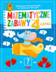 Matematyczne zabawy dla 4-latka. Autor:   Praca zbiorowa. Dadada.pl Okładka książki Matematyczne zabawy dla 4-latka